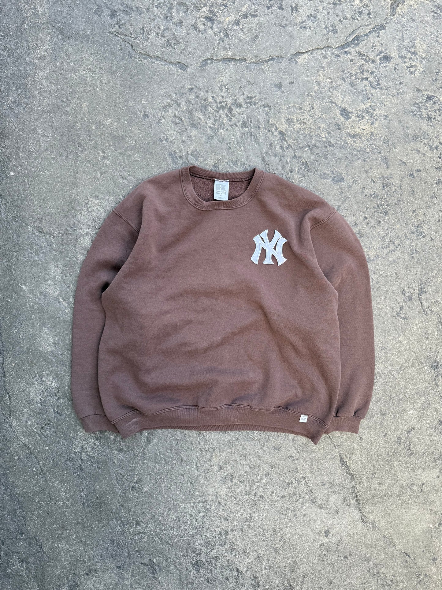 Vintage Brown New York Yankees Crew (M)