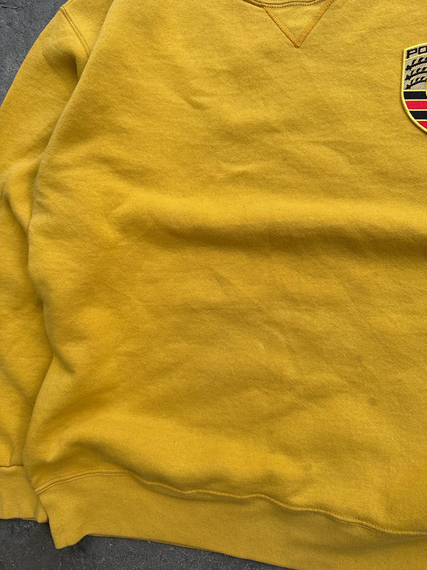 Vintage Yellow Porshe Crew (L)