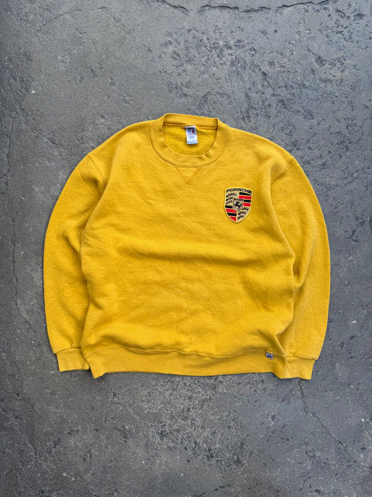 Vintage Yellow Porshe Crew (L)