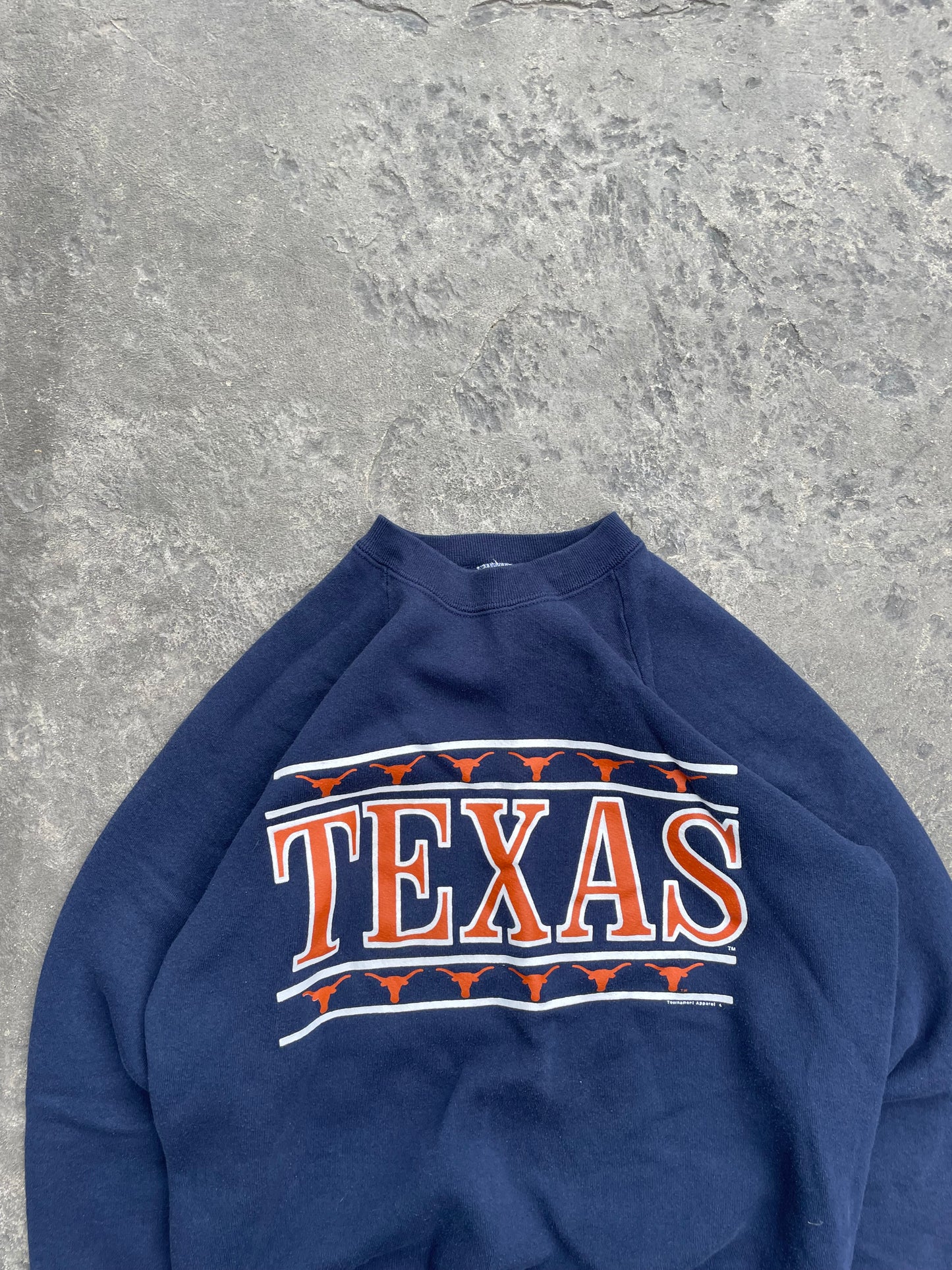 Vintage Fruit Of The Loom Texas University Sweatshirt (L)