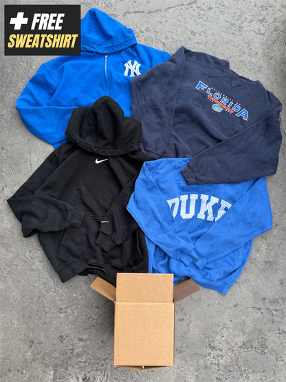 4 Piece Mystery Hoodie/Sweatshirt Bundle