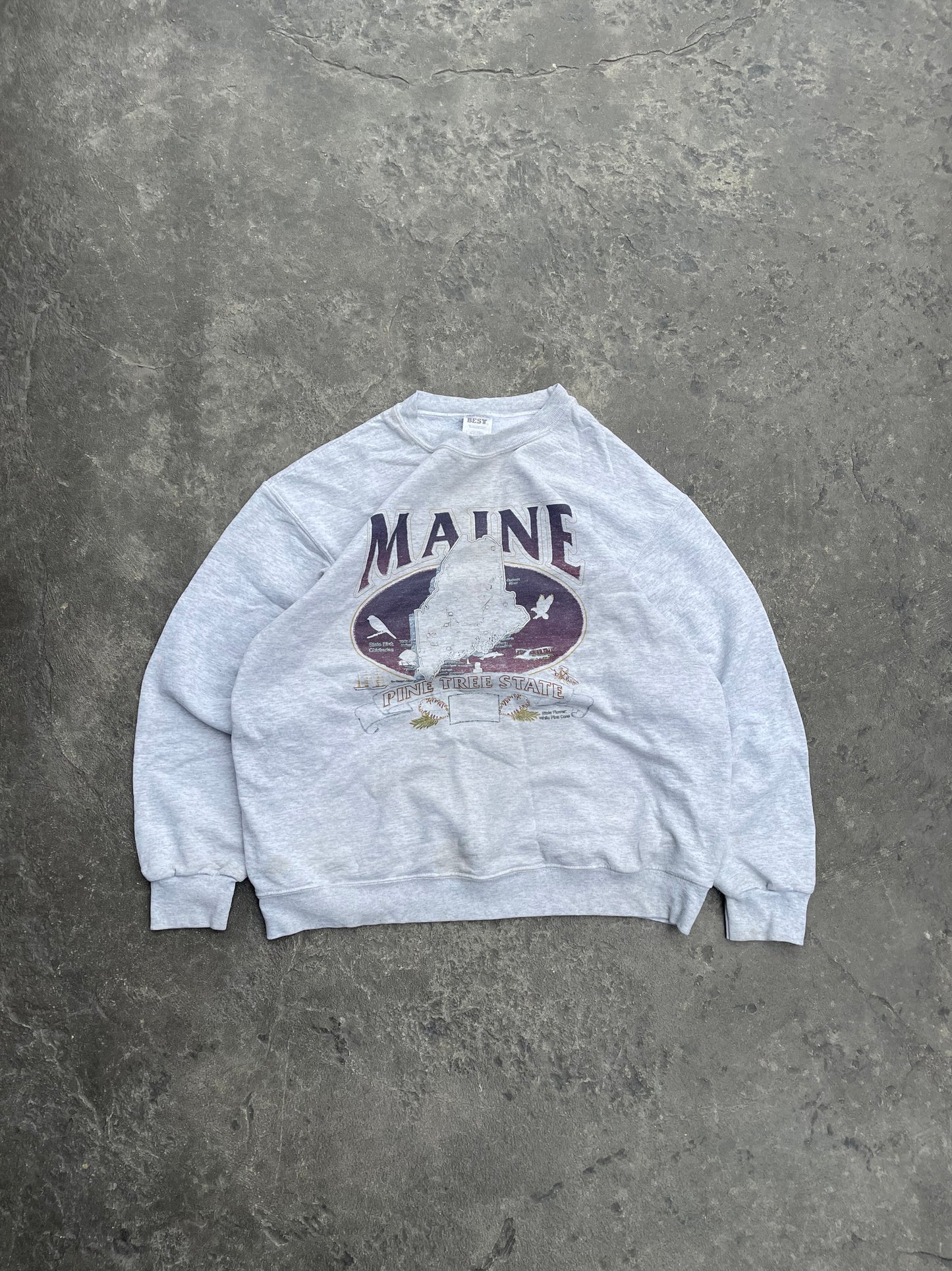 Vintage Maine State Sweatshirt (L)