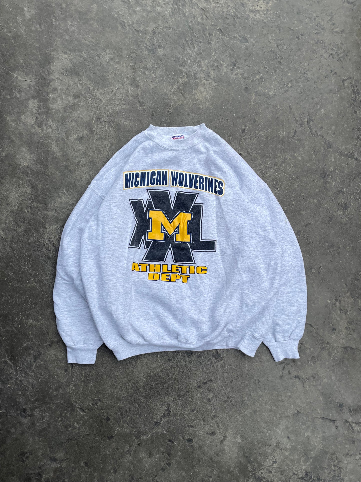 Vintage Hanes Michigan Wolverines Athletic Dept (XL)