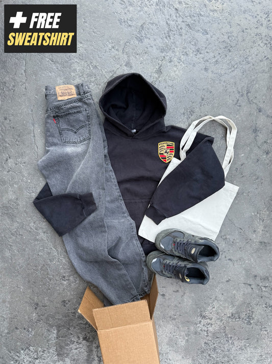 Vintage Porshe 2 Piece Mystery Outfit Bundle
